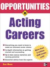 Opportunities in Acting Careers